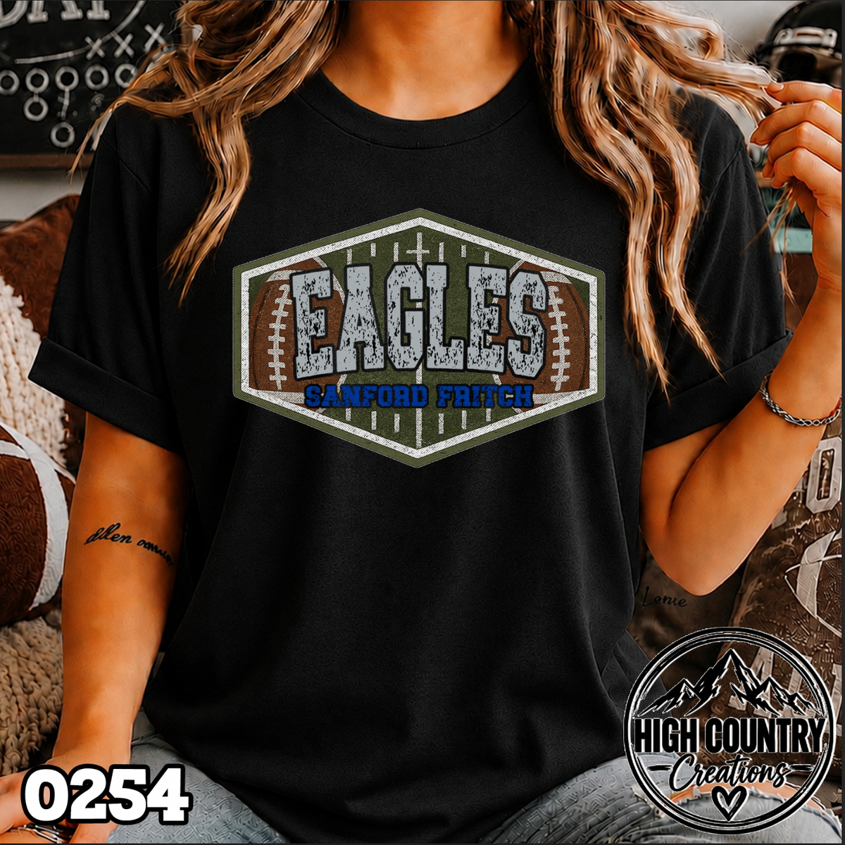 0254 Game Day Football Field
