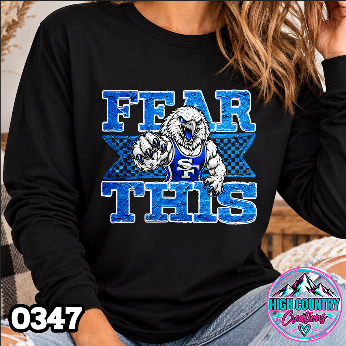 0347 FEAR THIS Wrestling Tee