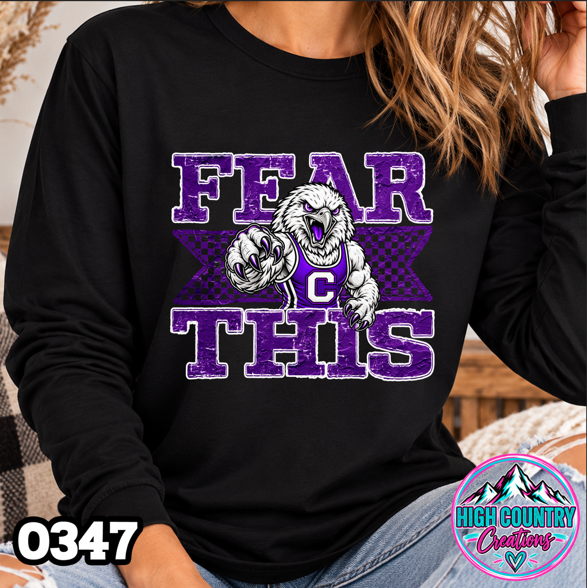 0347 FEAR THIS Wrestling Tee