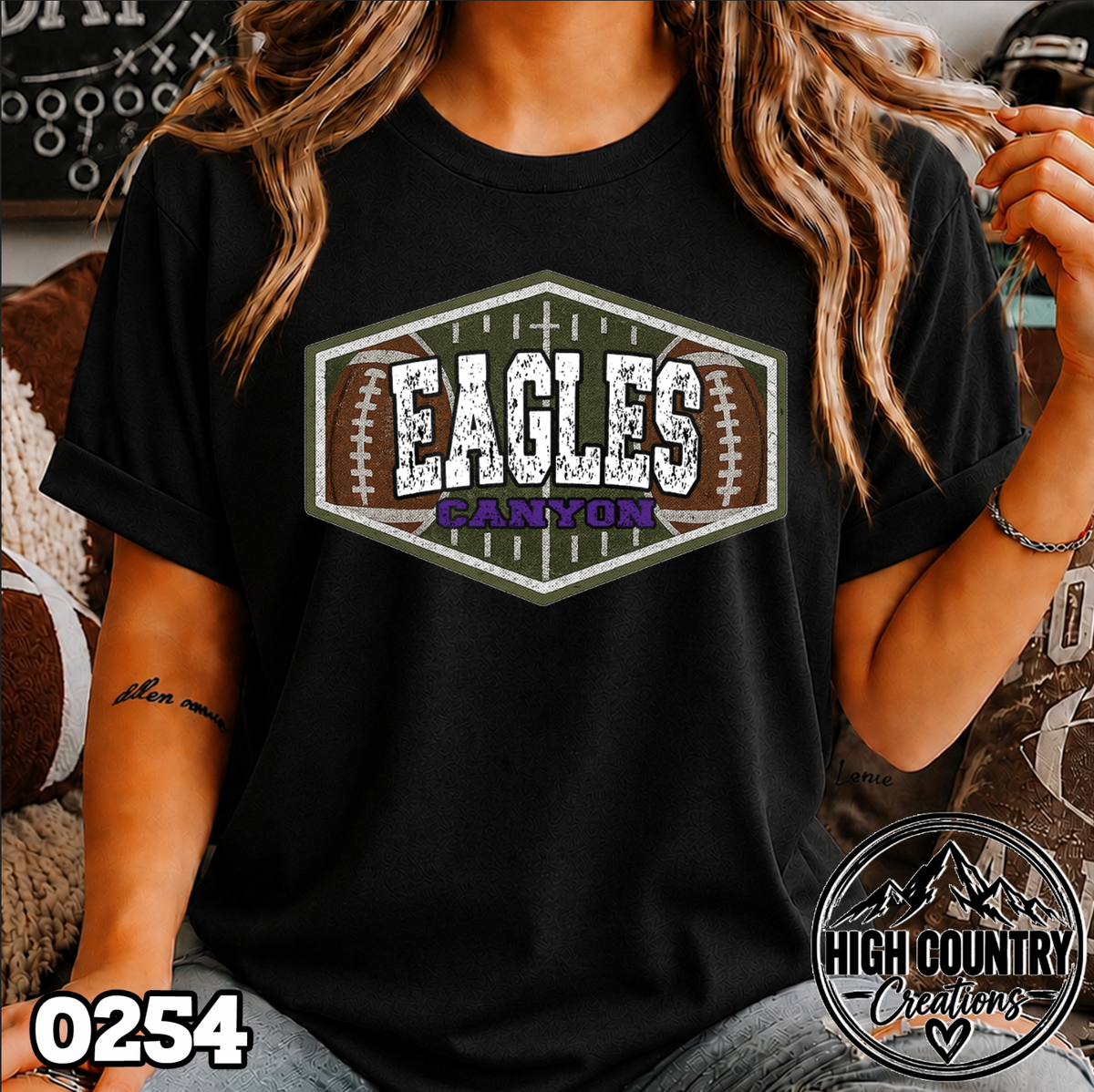 0254 Game Day Football Field