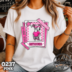 0237 Pink Out Framed Mascot