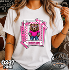 0237 Pink Out Framed Mascot