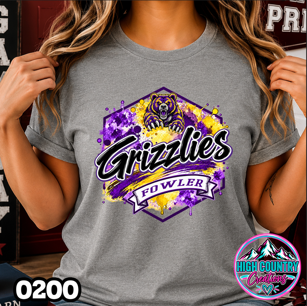 0200 Paint Splatter Mascots