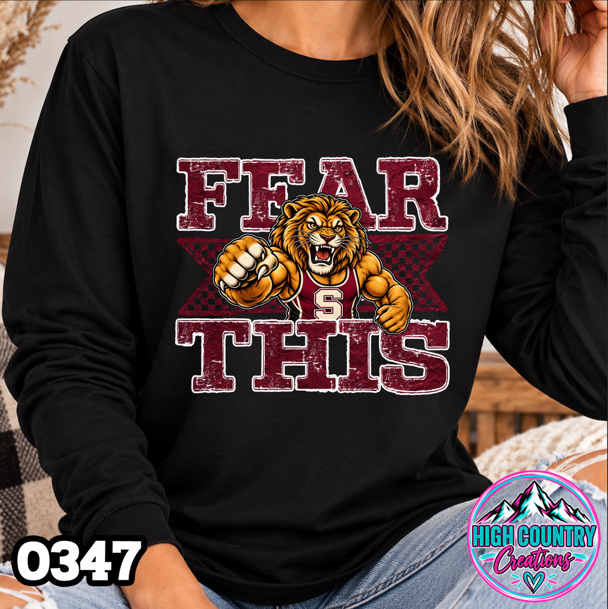 0347 FEAR THIS Wrestling Tee