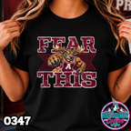 0347 FEAR THIS Wrestling Tee