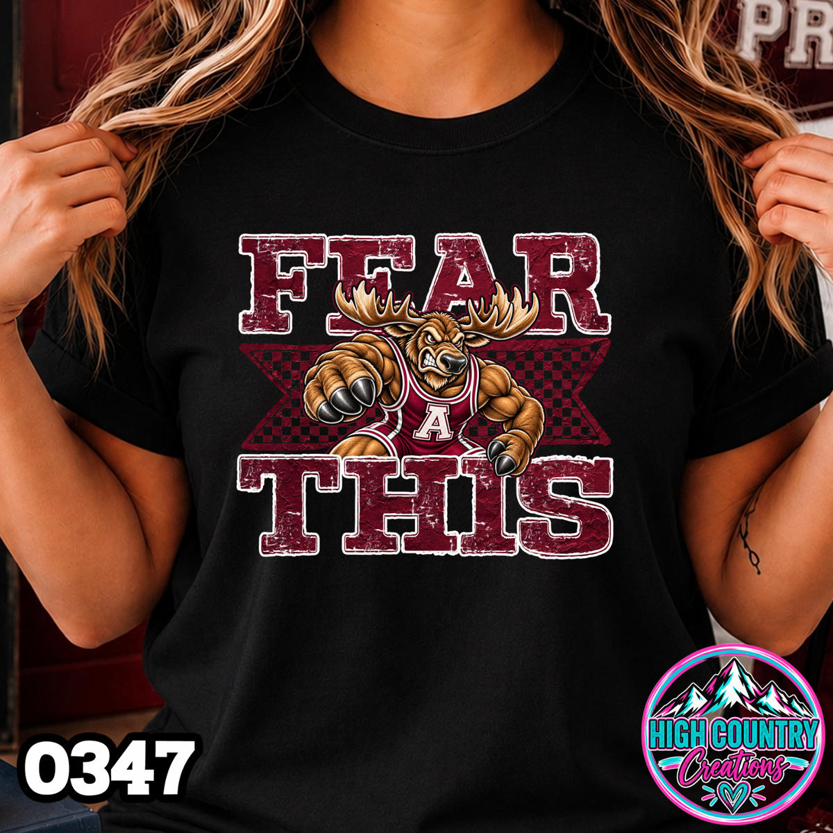 0347 FEAR THIS Wrestling Tee
