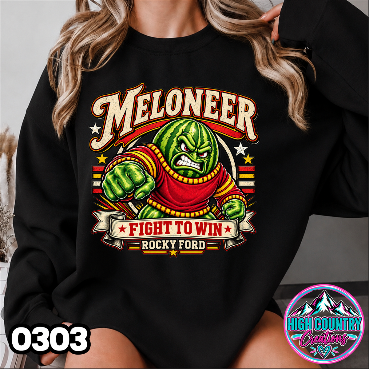 0303 FIGHT TO WIN MASCOT SWEATER