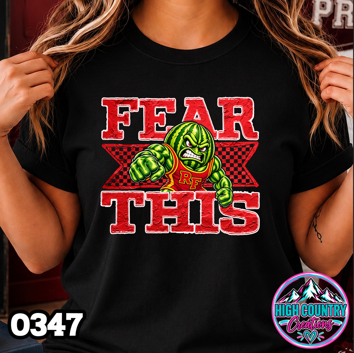 0347 FEAR THIS Wrestling Tee