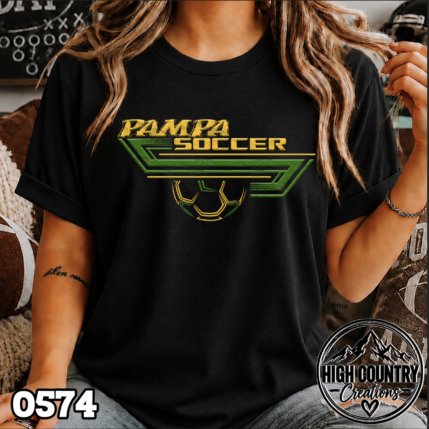 0574 SOCCER STRIPE