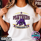 0201A Star Spangled Mascot Faux Glitter Tee