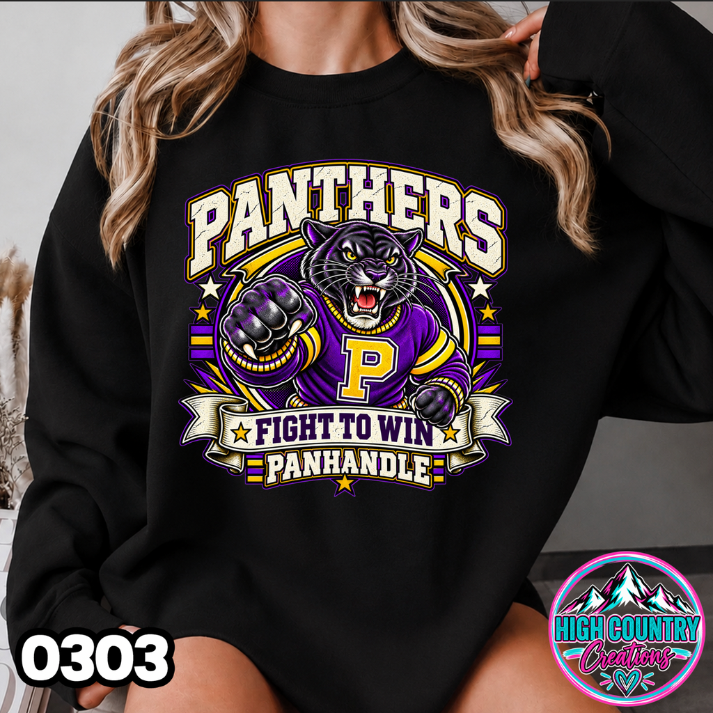 0303 FIGHT TO WIN MASCOT SWEATER