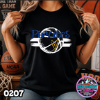 0207 Sketched Basketball School Spirit Tee