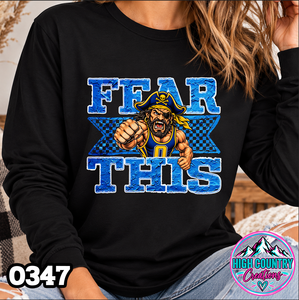 0347 FEAR THIS Wrestling Tee
