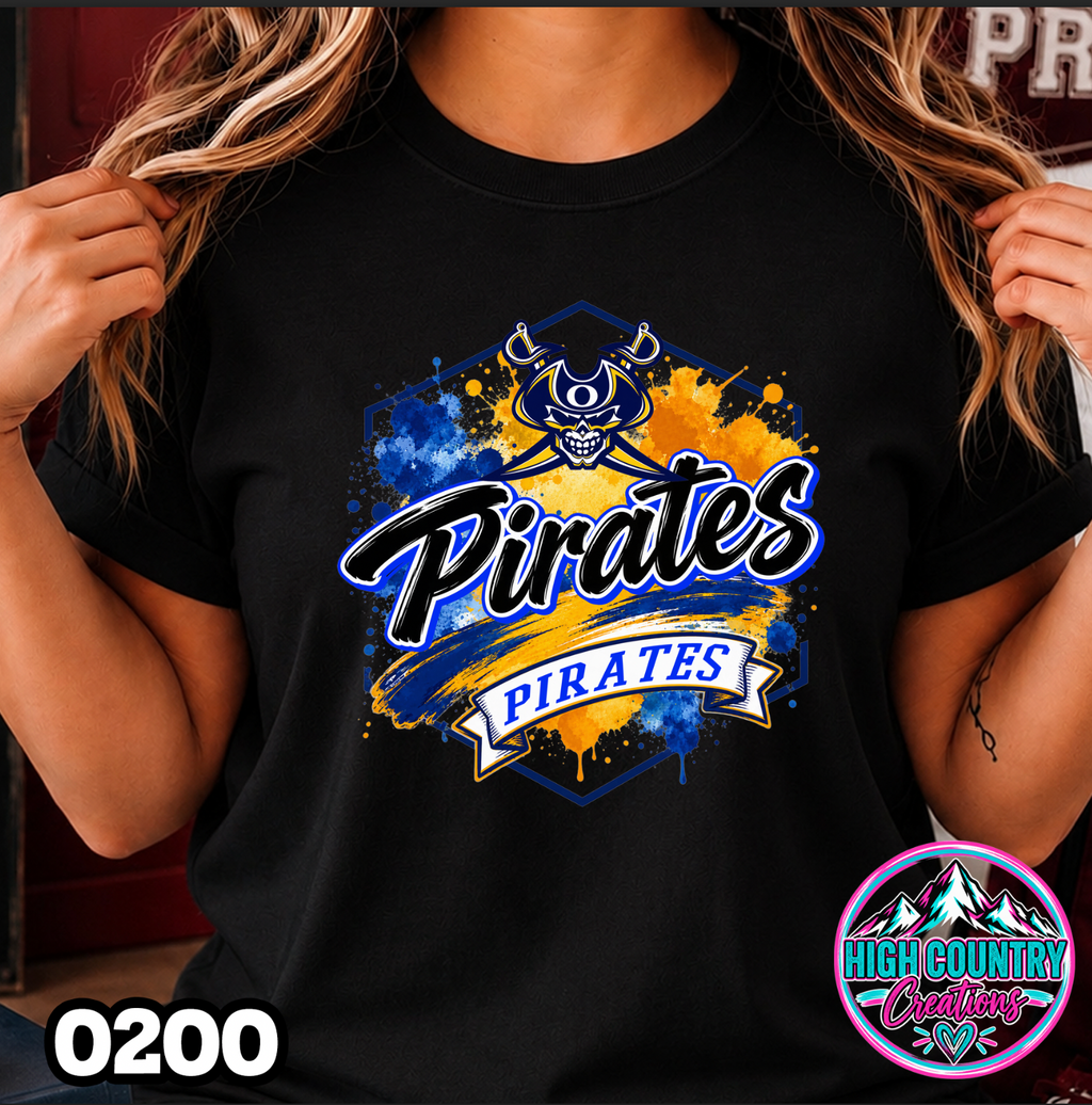 0200 Paint Splatter Mascots