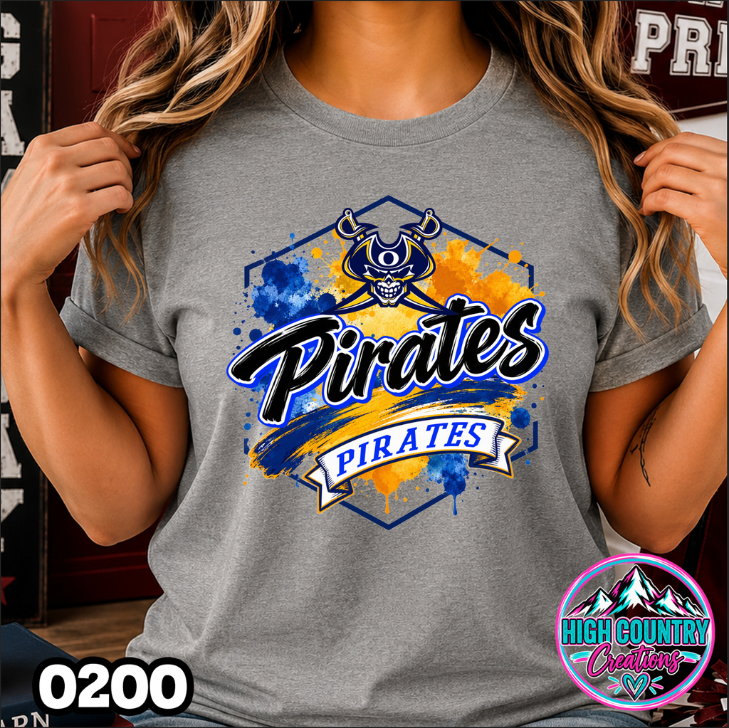 0200 Paint Splatter Mascots