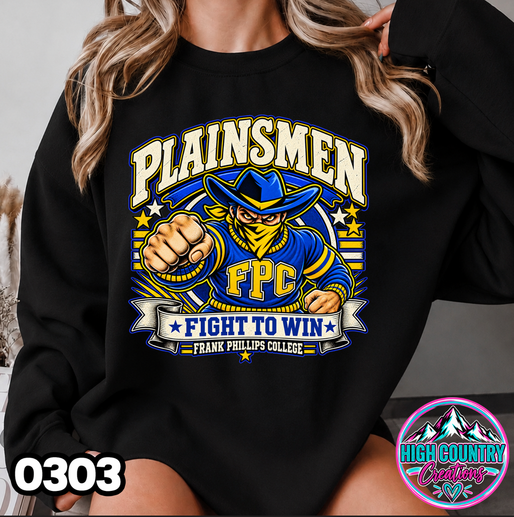 0303 FIGHT TO WIN MASCOT SWEATER