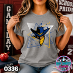 0336 Retro Triangle Mascot Tee