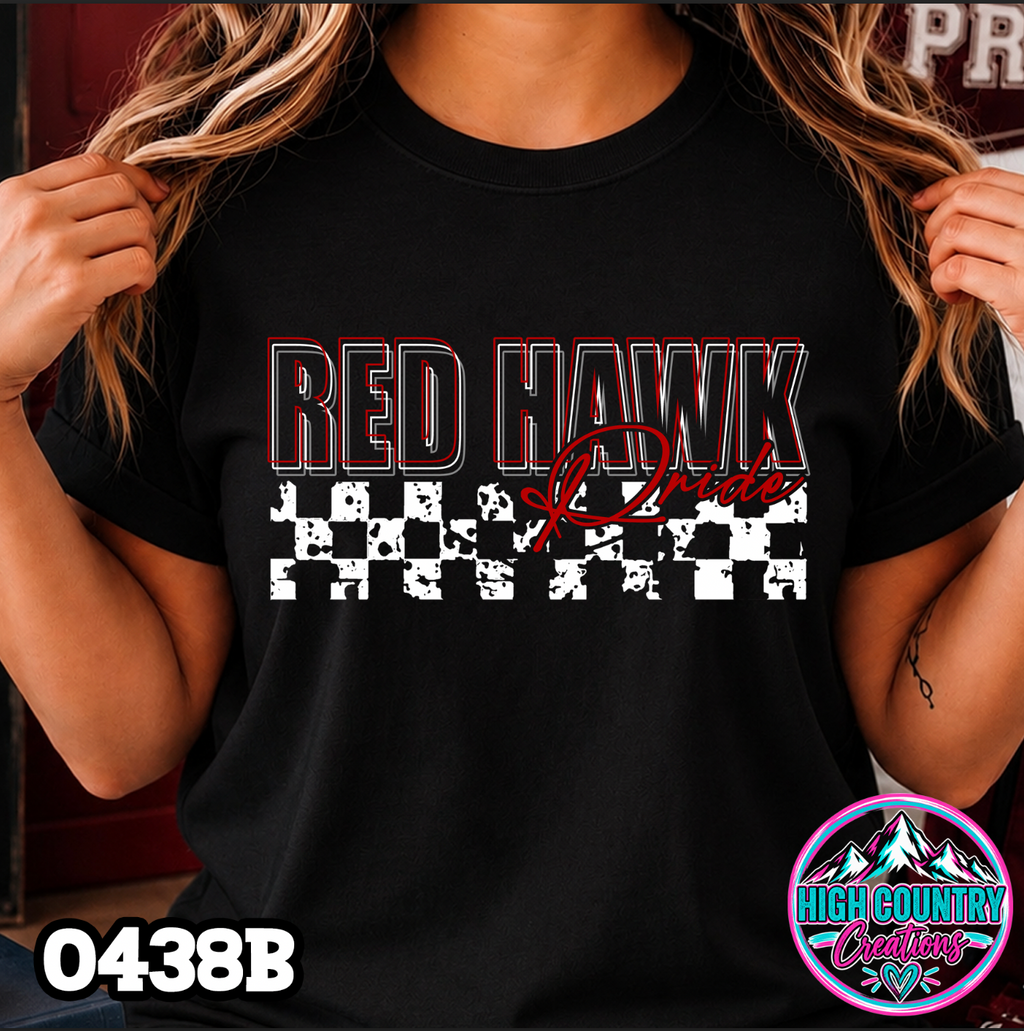 0438B 3D Mascot Pride Tee CHECKER