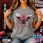 0336 Retro Triangle Mascot Tee