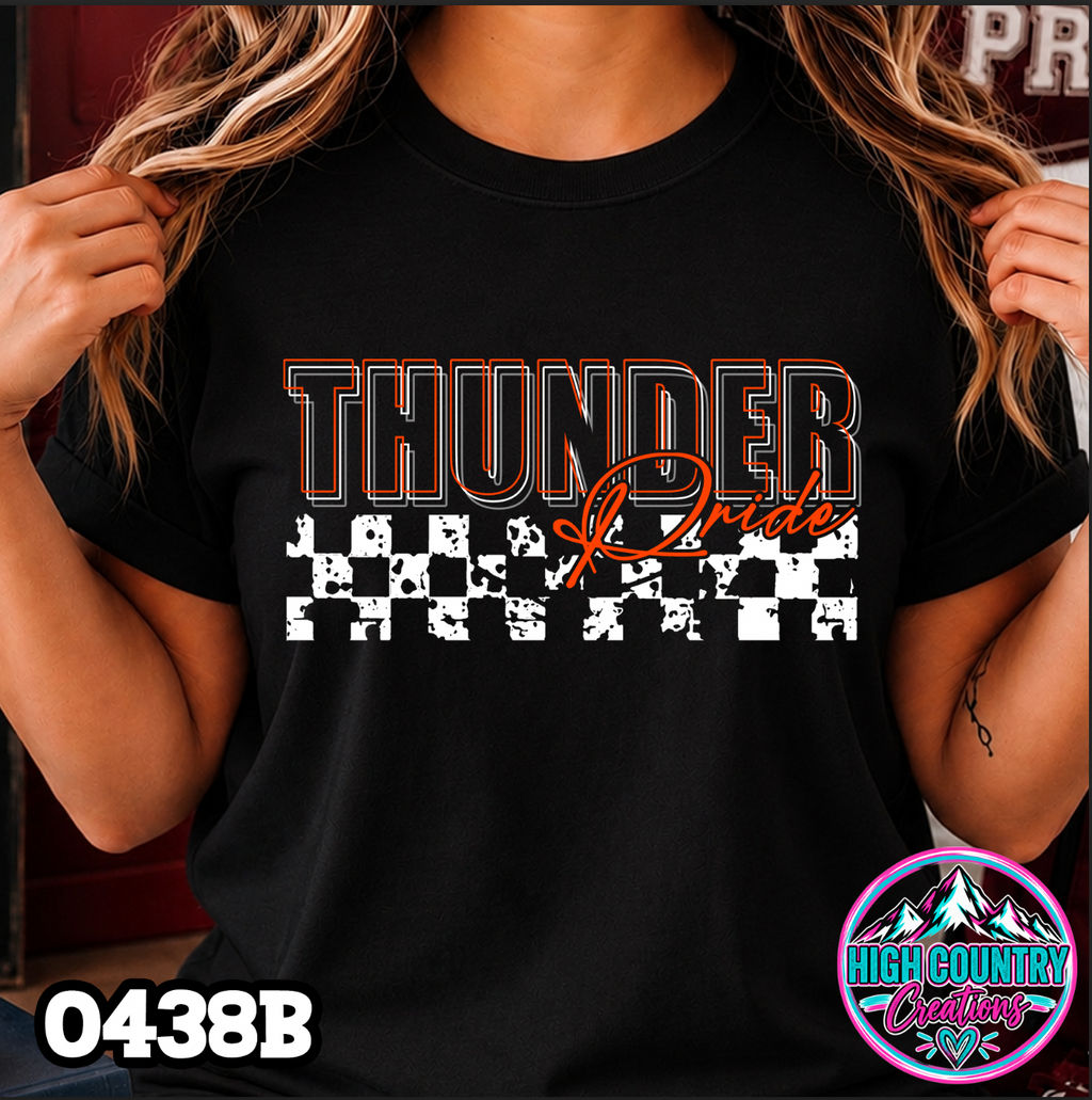 0438B 3D Mascot Pride Tee CHECKER