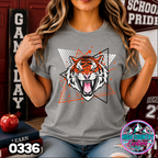 0336 Retro Triangle Mascot Tee