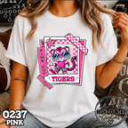 0237 Pink Out Framed Mascot