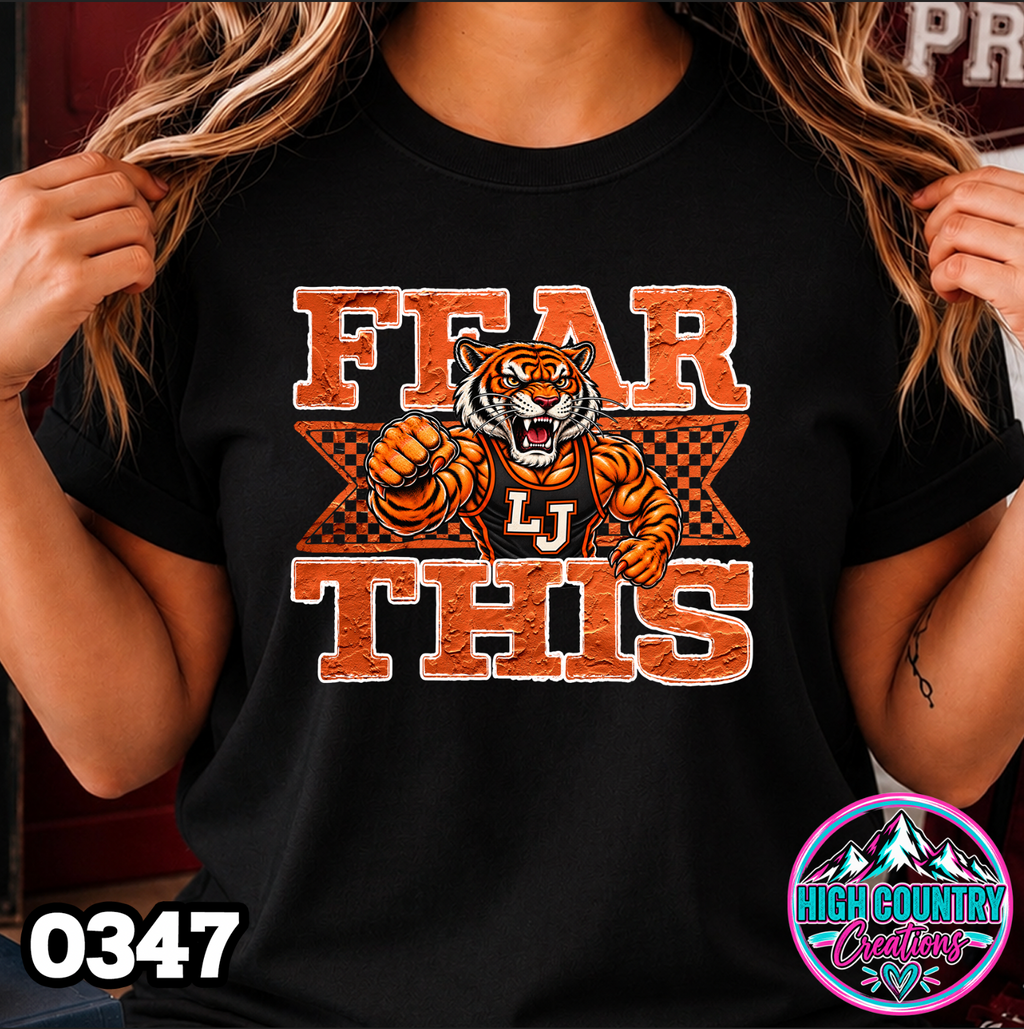 0347 FEAR THIS Wrestling Tee