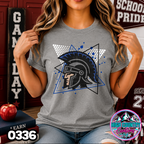 0336 Retro Triangle Mascot Tee