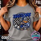 0310 Checkered Kids Mascot Tee
