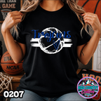 0207 Sketched Basketball School Spirit Tee