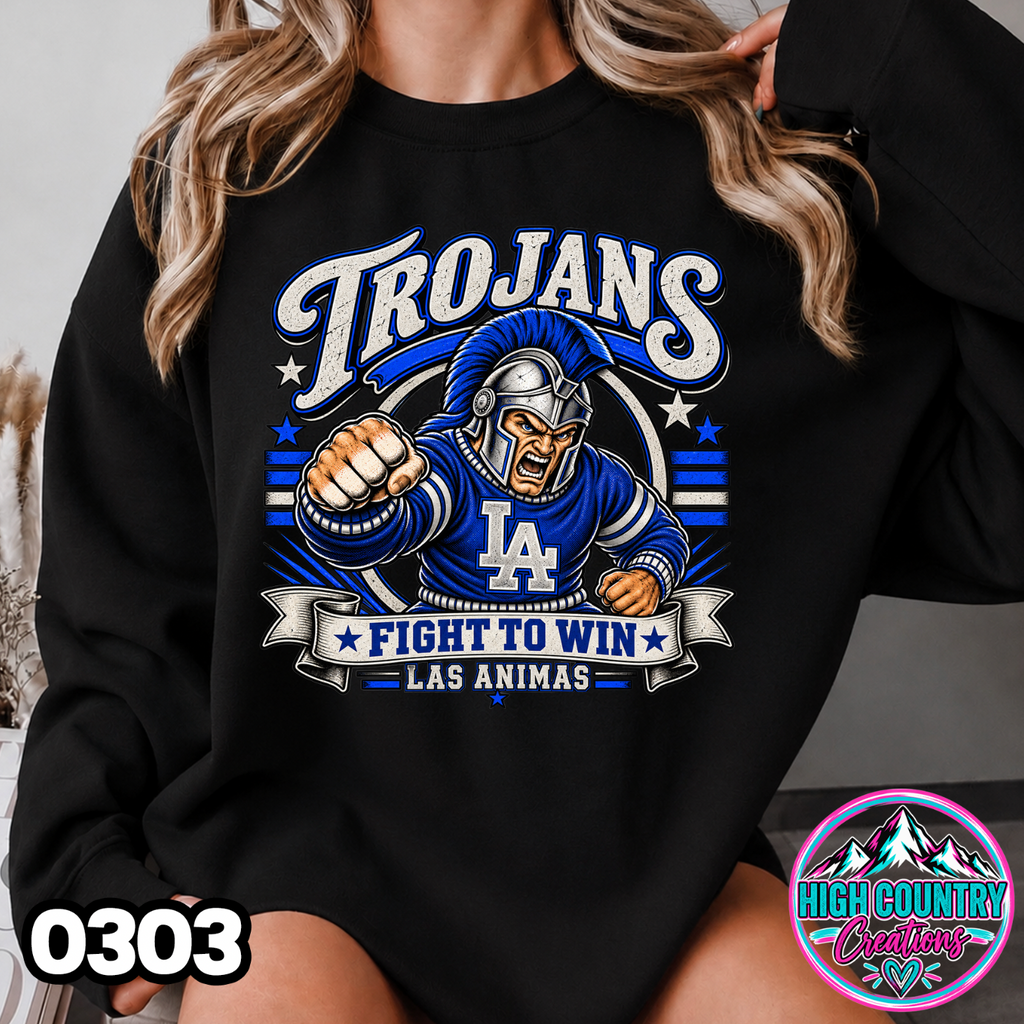 0303 FIGHT TO WIN MASCOT SWEATER