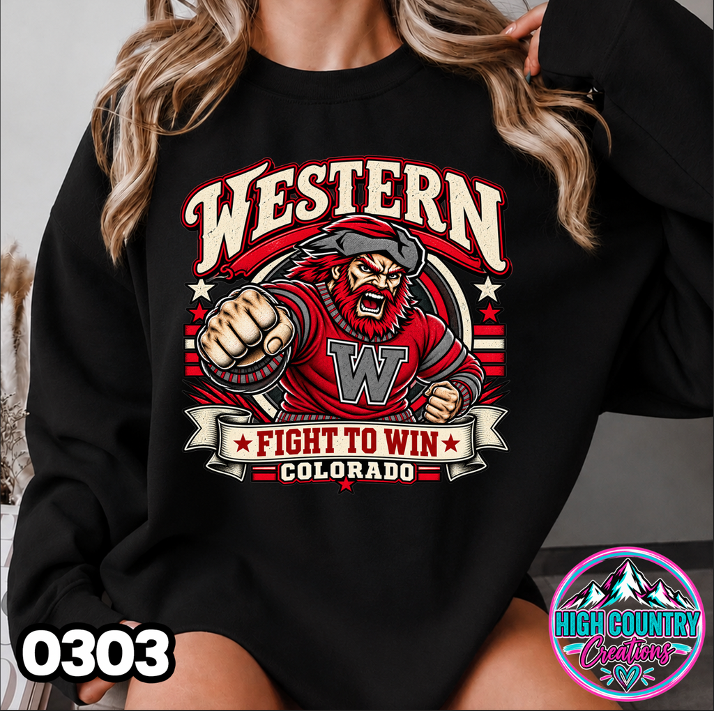 0303 FIGHT TO WIN MASCOT SWEATER