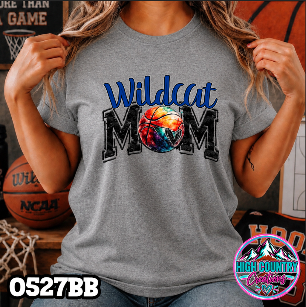 0527bb Basketball Mom School Spirit Tee