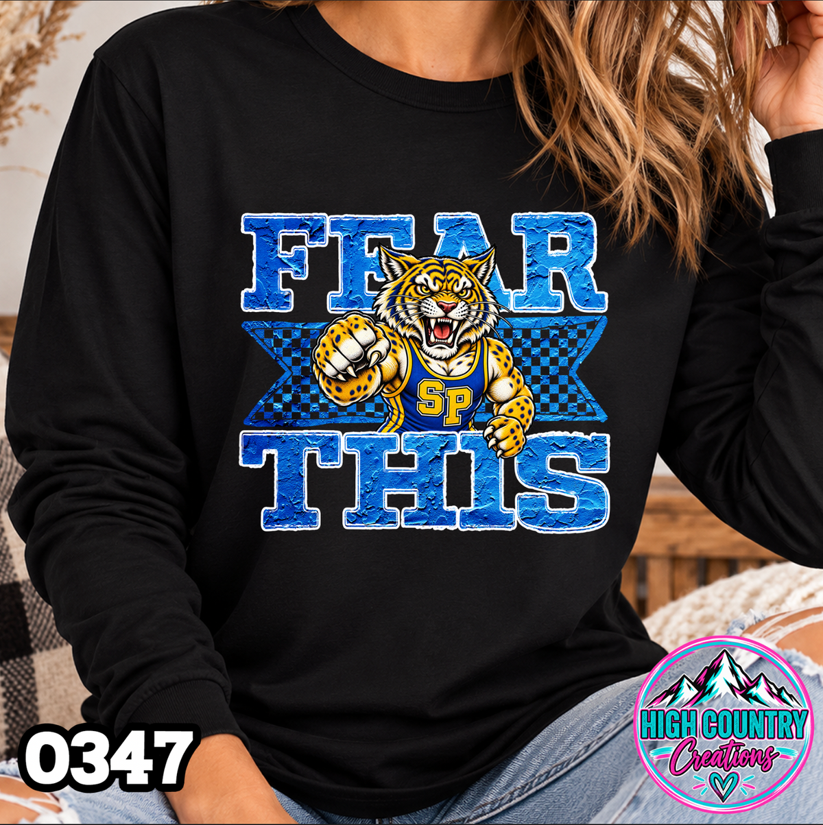 0347 FEAR THIS Wrestling Tee