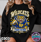 0303 FIGHT TO WIN MASCOT SWEATER