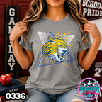 0336 Retro Triangle Mascot Tee