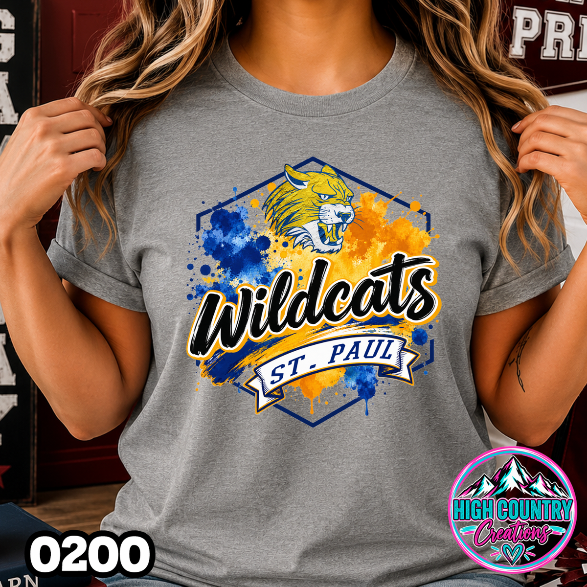 0200 Paint Splatter Mascots