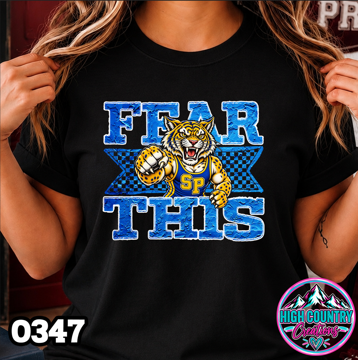 0347 FEAR THIS Wrestling Tee
